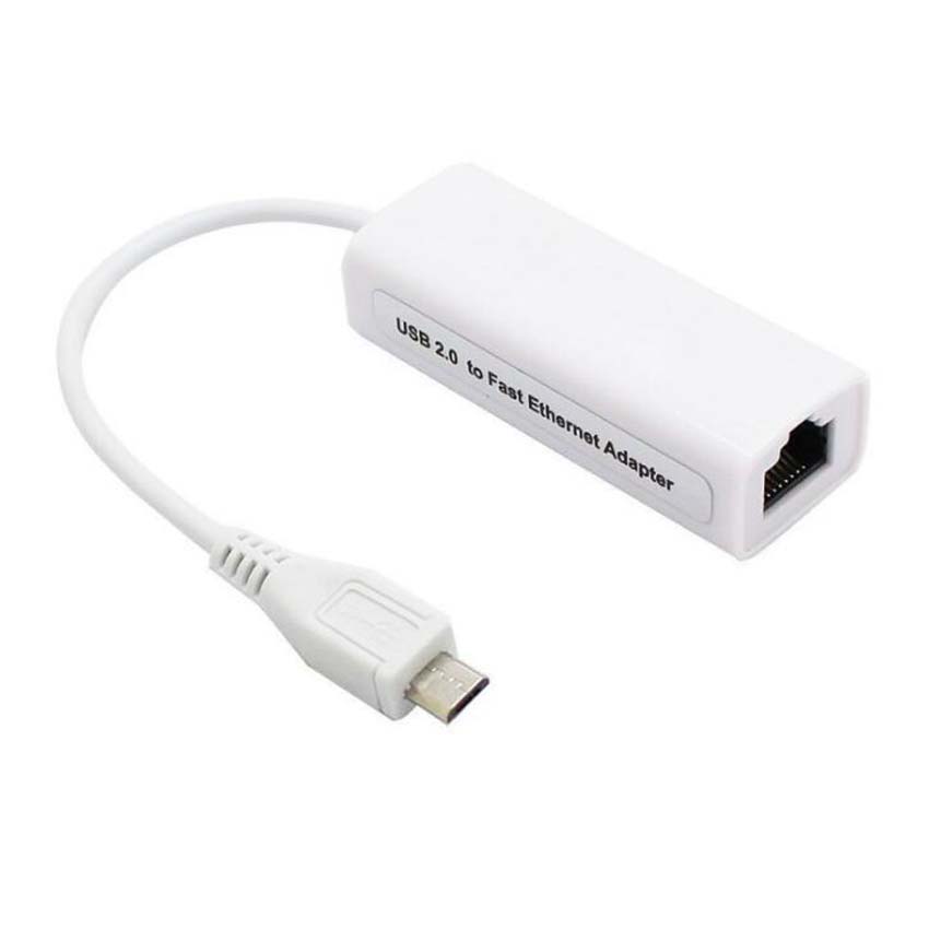 Лидер продаж, адаптер Ethernet micro usb 2,0 к rj45, сетевой адаптер Lan 10/100 м для ноутбука