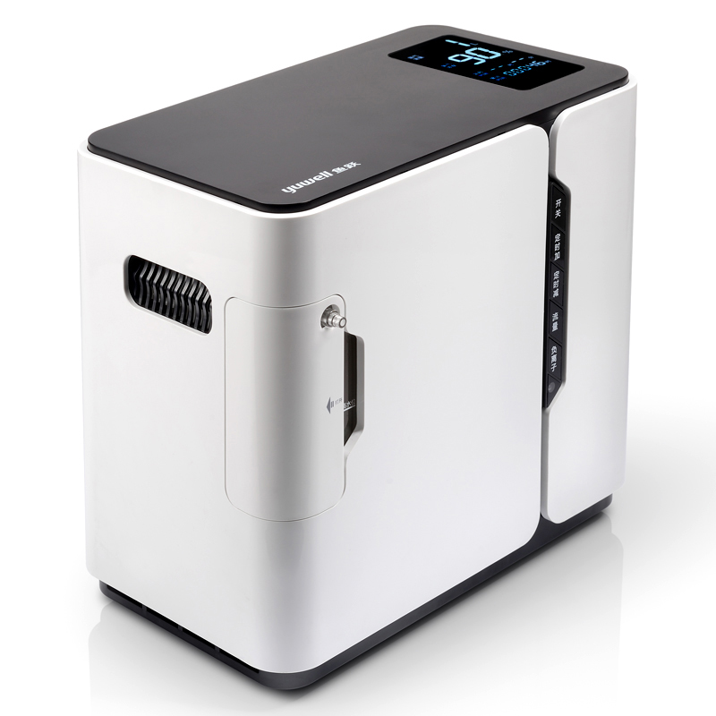 Портативный кислородный концентратор Yuwell 300, медицинский аппарат 1-7 л, регулируемый кислородный воздух для дома