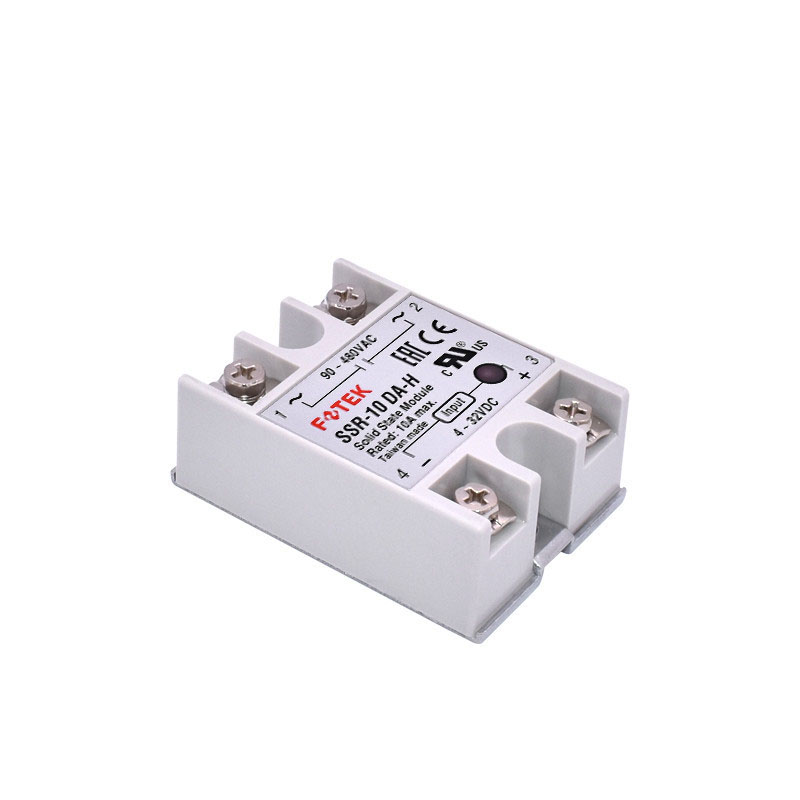 Оптовая продажа FOTEK Янмин Однофазное твердотельное реле SSR-40DA 10DA 25DA 50DA 75DA ssr реле постоянного тока твердотельные