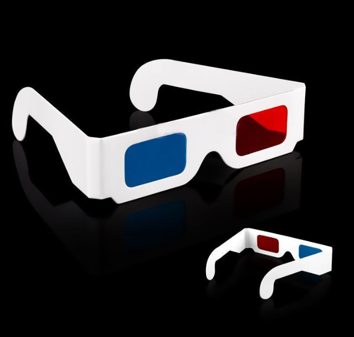 Рекламные 3d бумажные стаканы, дешевые 3d бумажные стаканы красный голубой бумажные стаканы