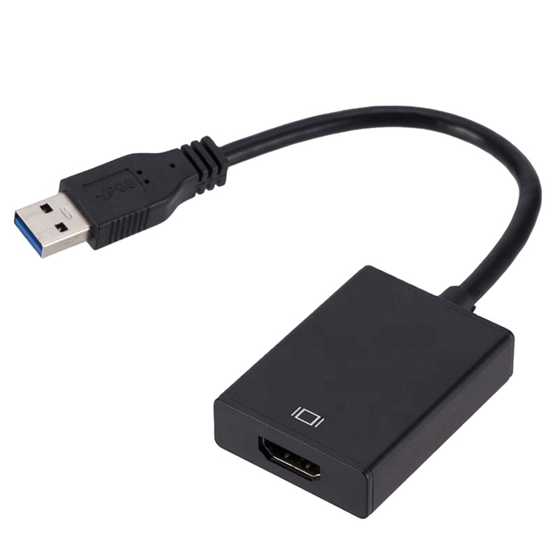 1080P USB 3,0 штекер-HDMI гнездо видео конвертер адаптер кабель для ноутбука HDTV TV