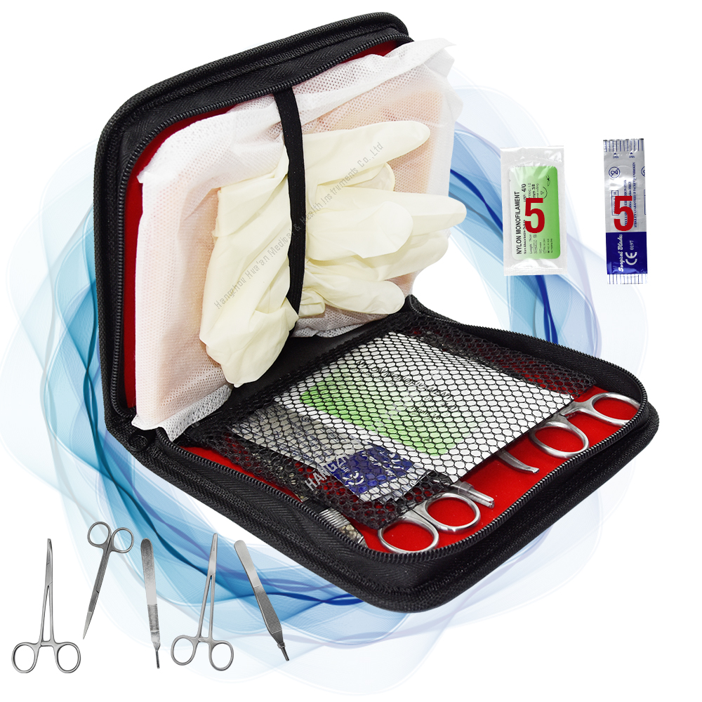 Medical and Vet Students Practice Surgical Training Trauma Accessories Silicone Medical Suturing Practice Model Pad Suture Kit