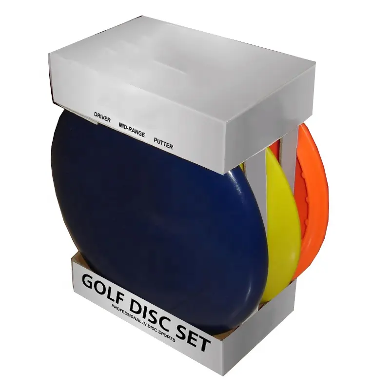 Wholesale High Disc Golf Disc Set with Color Box