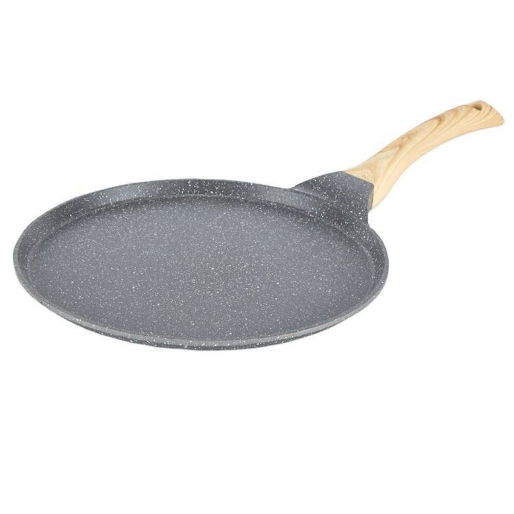 High quality cheap price die cast aluminum tawa pan non stick marble fry pan crape pan