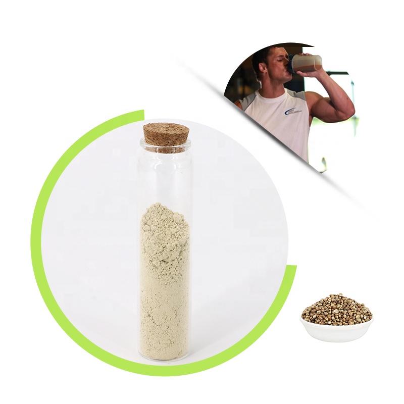 Factory Whosale Organic Hemp Protein Powder Raw Materials 90% Hemp Powder Protein Customized Flavor Hemp Seed Protein Powder