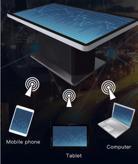 43inch Waterproof Capacitance touch screen windows lcd display for coffee and tea coffee table