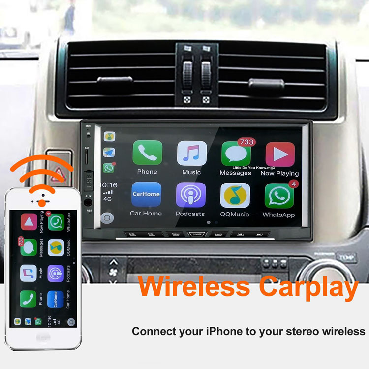 Беспроводной ключ Carplay для Apple Carplay и Android, автоматическое подключение автомобильного радио через Usb-кабель для Iphone и мобильного телефона Android