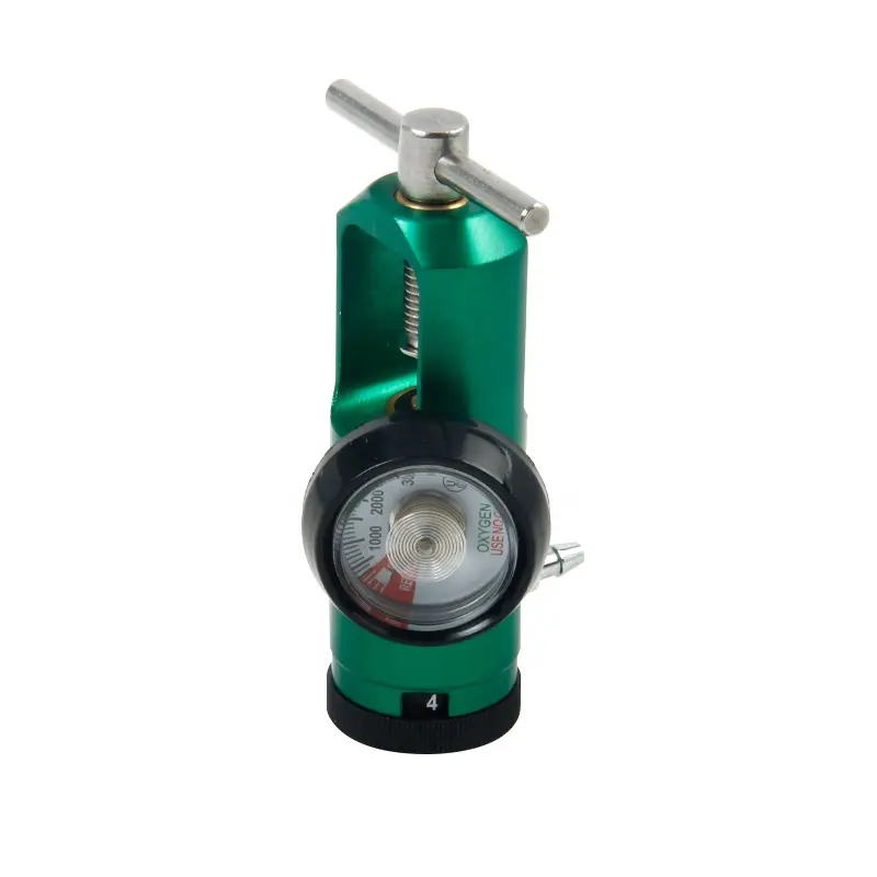 Hospital Digital Medical Oxygen Regulator With Flowmeter Humidifier Gas Portable Size With High Standard Accuracy