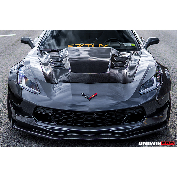Капот из углеродного волокна DarwinPRO BKSS для Chevrolet Corvette C7 Z06