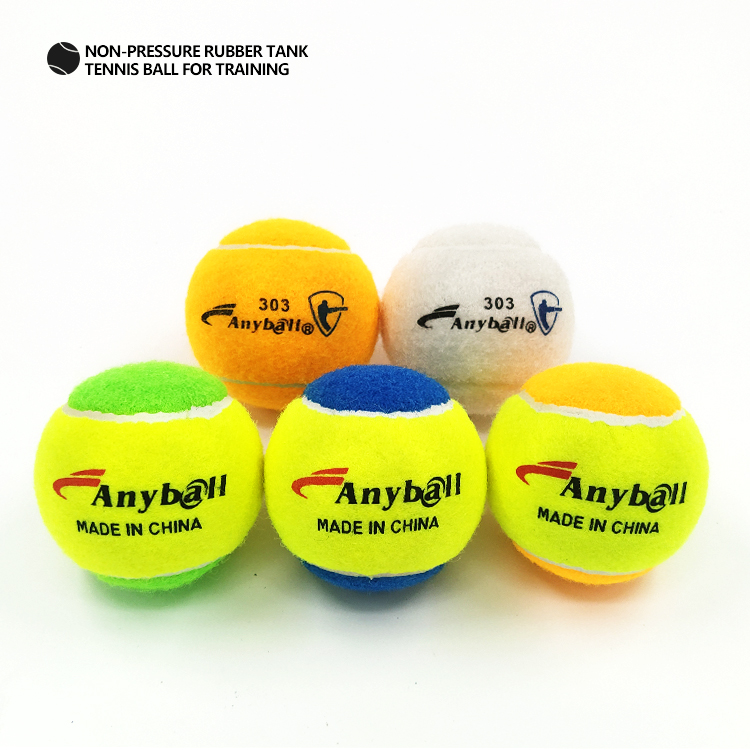 Low MOQ Promotional Custom Tennis Balls Bulk Training Tennis Ball For Wholesale Different Color Available Blue Tennis Balls
