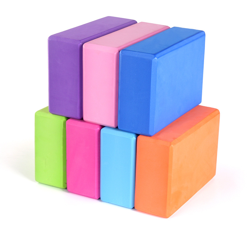 Wholesale Eco Friendly Comfortable Printed Logo Soft Custom Thick Foam Tiles Foam Eva Yoga Block Recycle Yoga Block