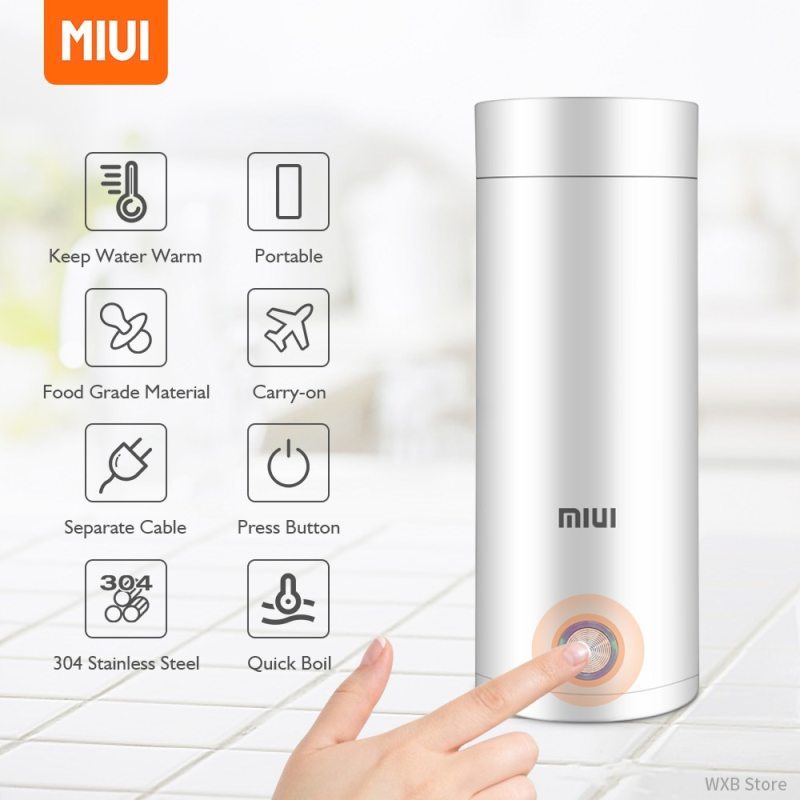 XIAOMI Mijia MIUI Портативный электрический чайник Термокружка кофе путешествия водонагреватель контроль температуры умный чайник термос