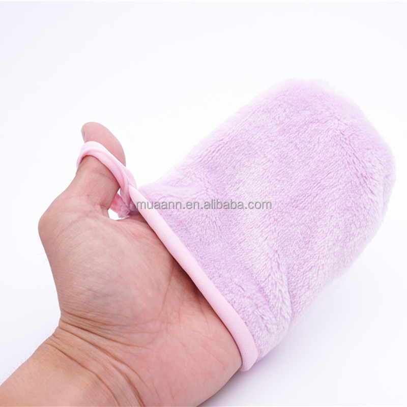 Soft Face Gloves Cleansing Gloves QUICK-DRY QUICK-DRY makeup remover gloves for face cleaning