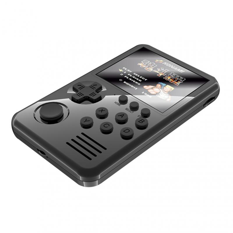 16-bit retro portable mini handheld electronic game console, 4G game card, 3.0-inch color LCD children's color game console bui