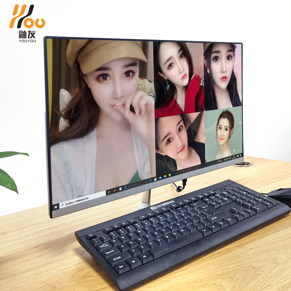 Умный сенсорный экран все в одном ПК с функцией Wi-Fi 21,5 дюйма 23,8 дюймовый экран с разрешением HD супертонкий из серии все-в-одном DDR4 i5 i7 настольных aio компьютеры
