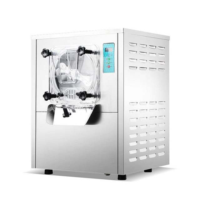 Pump Feed High Overrun Commercial 3 Flavor Frozen Yogurt Soft Serve Ice Cream Machine With Rainbow Syrup System