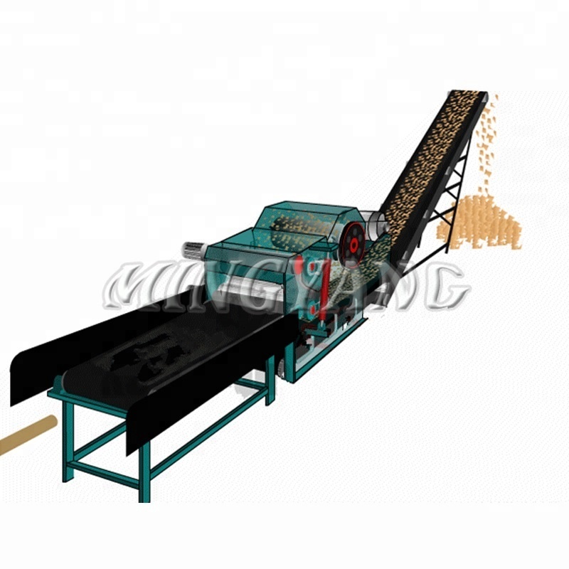Forest Drum Wood Chipper Raw Wood Chipping Mill Machine Price