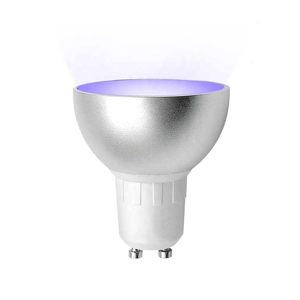 Benexmart GU10 прожектор Tuya Smart Light Кубка лампы 5 Вт RGB + CW 2700-6500K удаленное управление с помощью приложения свет лампы Alexa Google home