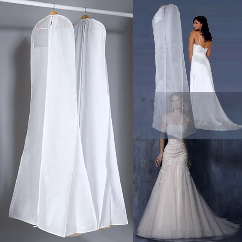 High Quality Custom Extra Large Bridal Gown Long Clothes Protector Wedding Dress Cover Garment Suit Bag
