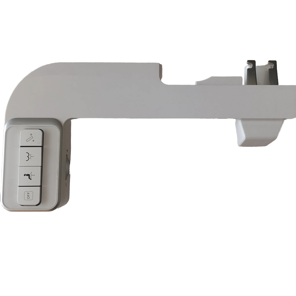 2024 New Product Folding Double Nozzles Button Control System Bidet Attachment
