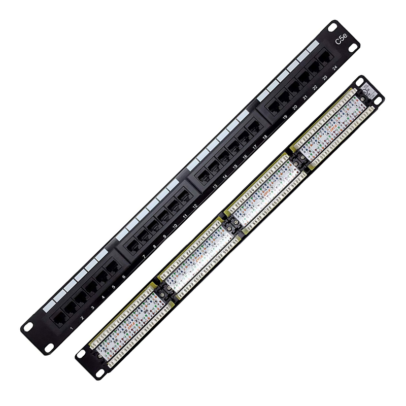 Фабрика cat5e 24 порта патч-панель Cat 6 неэкранированная патч-панель cat6