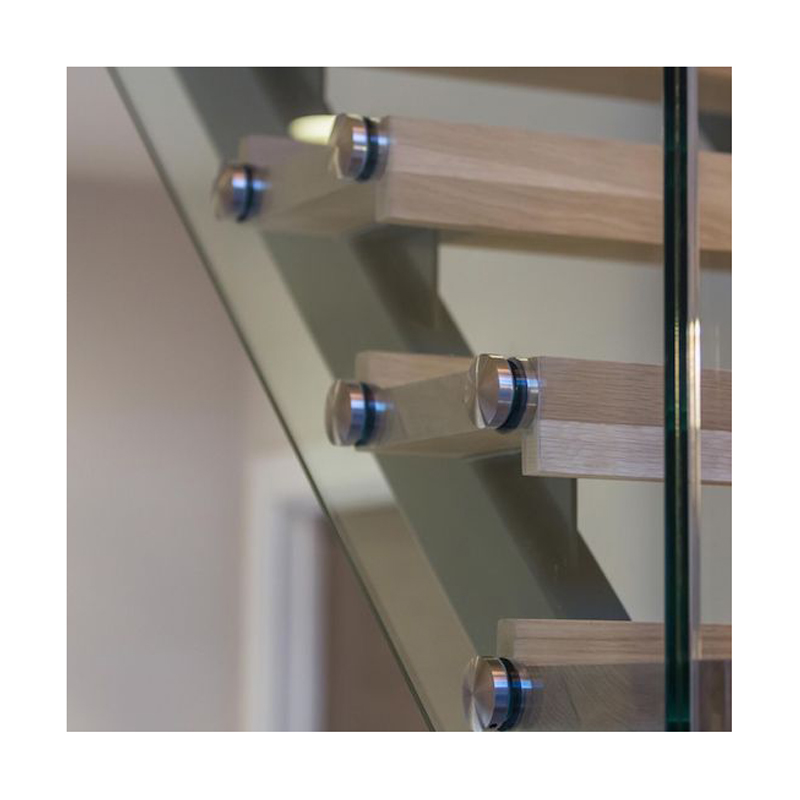 Italian design stainless steel frameless glass balustrade standoff railing stair glass standoff mount