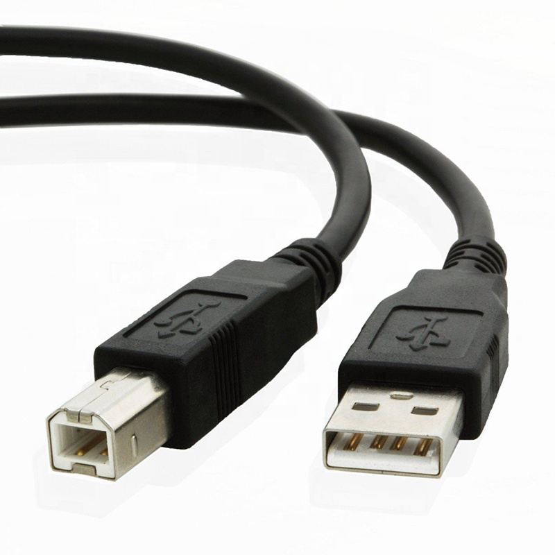 Usb 2.0 A Male To Usb B Male Printer Cable Od: 4.5mm 28awg+24awg Cable De Impresora Double Core Cabo Da Impressora