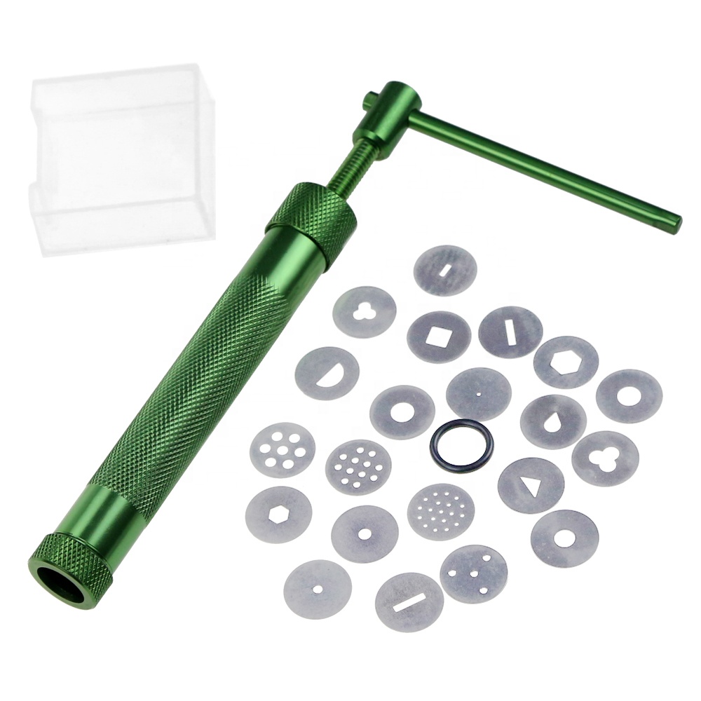 Hobbyworker High Quality 21pcs Disc with Polymer Clay Extruder Modeling Tools for Jewelry Making L0023
