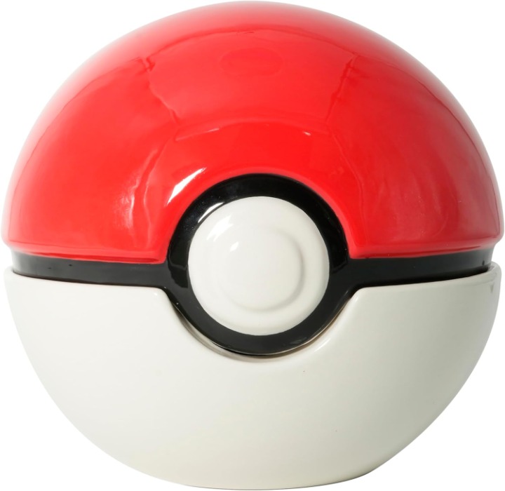 Pokemon Pokeball Ceramic Cookie Jar