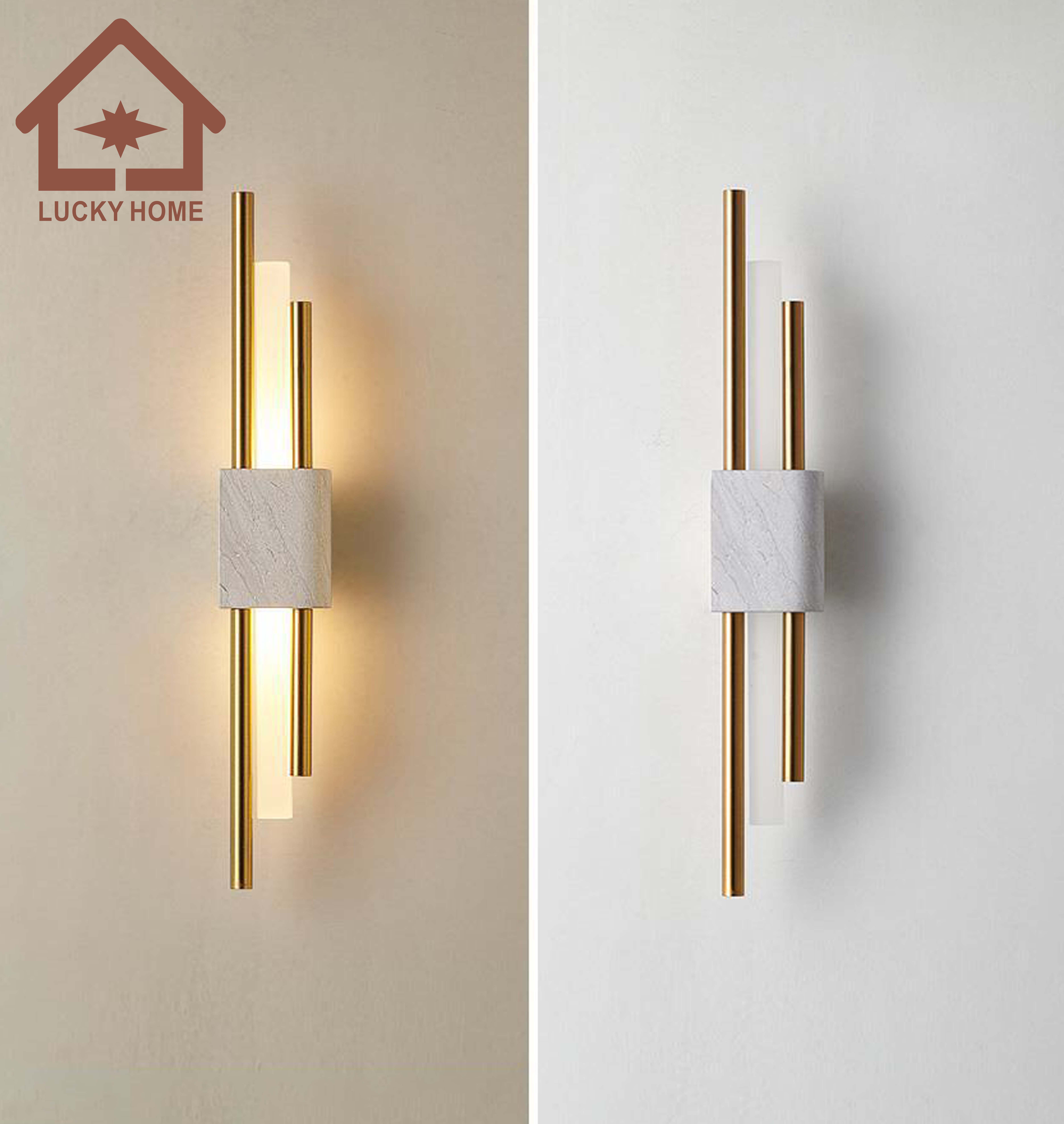 Nordic Luxury Creative Wall Lamp,Modern Marble White/Green Decor Lighting,Living Room Bedeside Led Wall Light