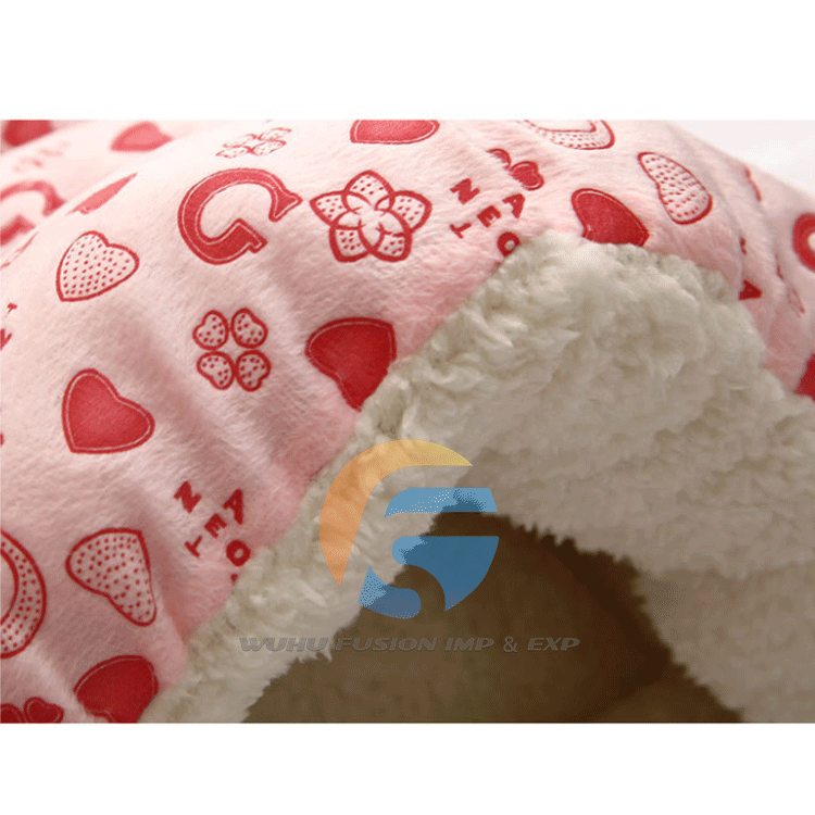 Pet Supplies Thickened Warm Cat Kennel Deep Sleep Cat Sleeping Bag Semi-closed Autumn And Winter Indoor Cat Bed House