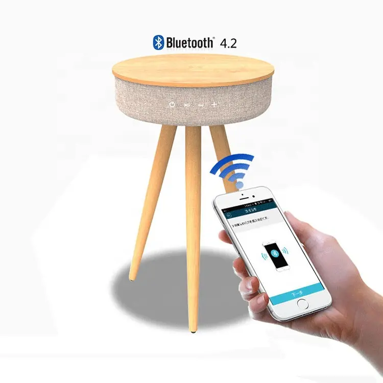 Factory Best Price Multi-Function Smart Furniture Speaker Desk Wireless Bluetooth Speaker Coffee Table with Bluetooth Speaker
