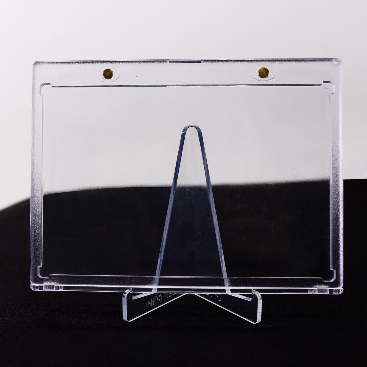 Vertical Booklet Card Holder - Ultra Clear Magnetic card holder