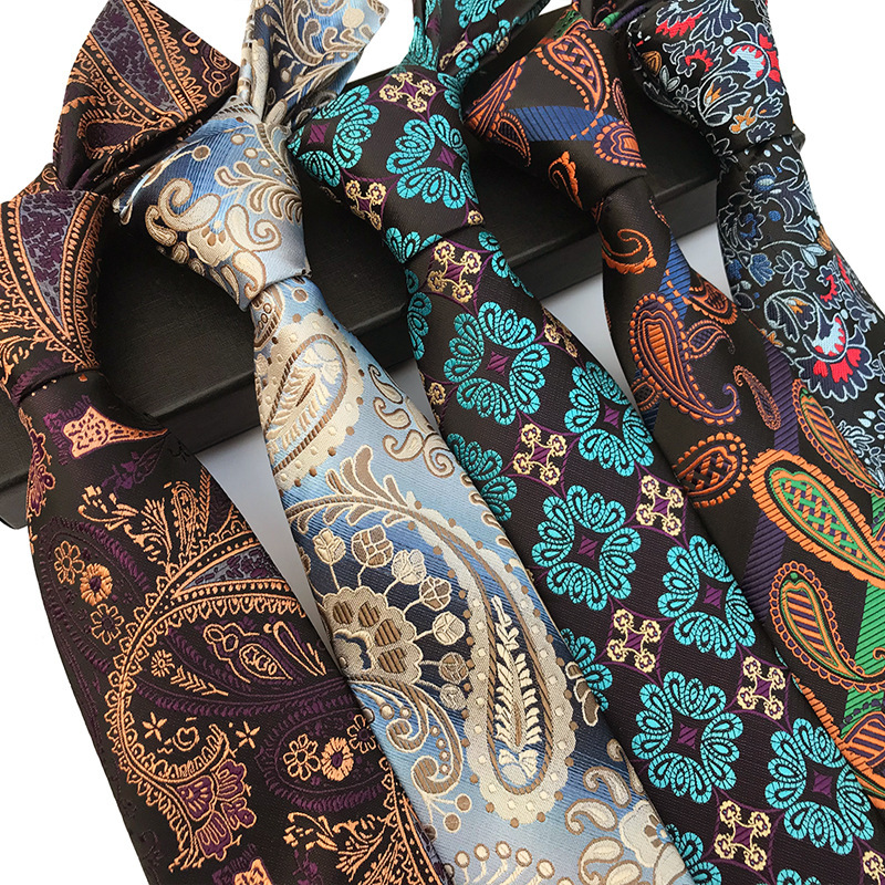 Wholesale Men's 100% Custom Woven necktie High Quality cheap mens neck tie