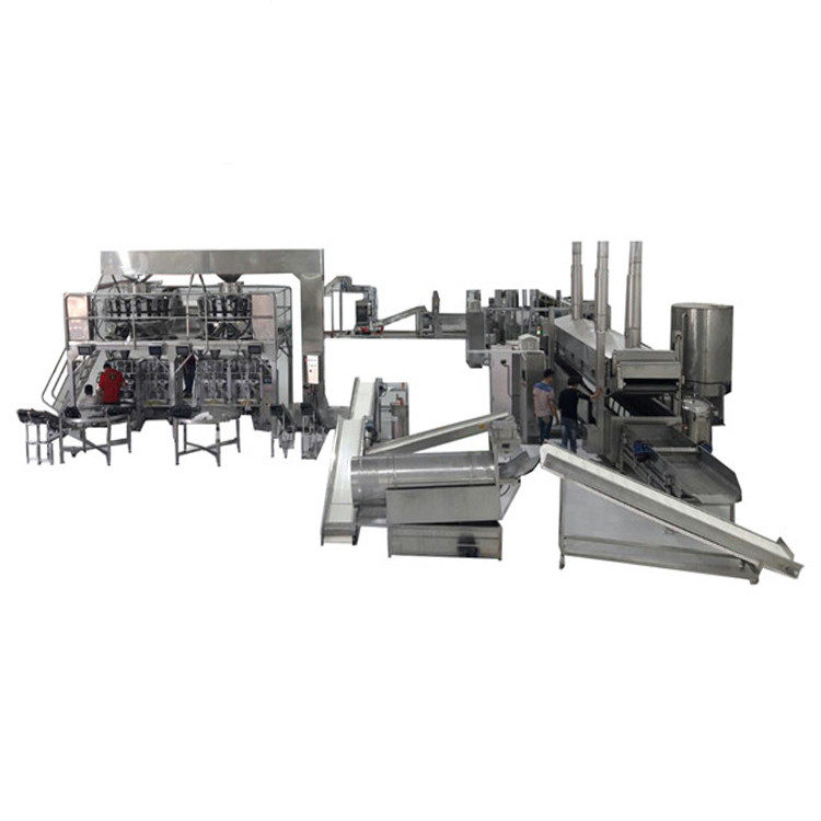 Frozen french fries making machine 100kg/ 200kg / 500kg Potato chip production solution