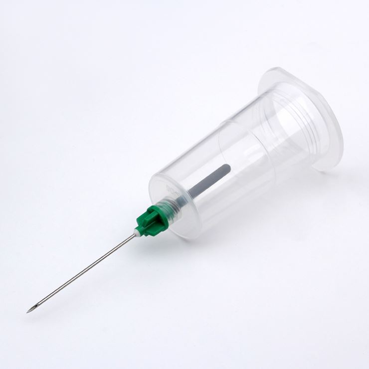 HIgh quality Hospital use needles with plate for vacuum tube needle 21g blood collection