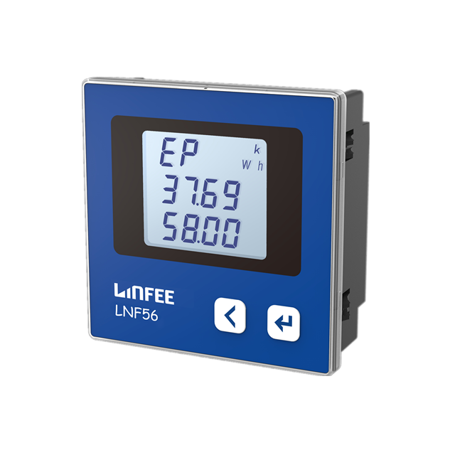 LCD display RTM measurement panel mounted 3 phase multifunctional smart energy meter