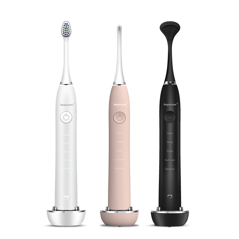Hebron ipx7 waterproof slim sonic toothbrush smart mini electric toothbrush