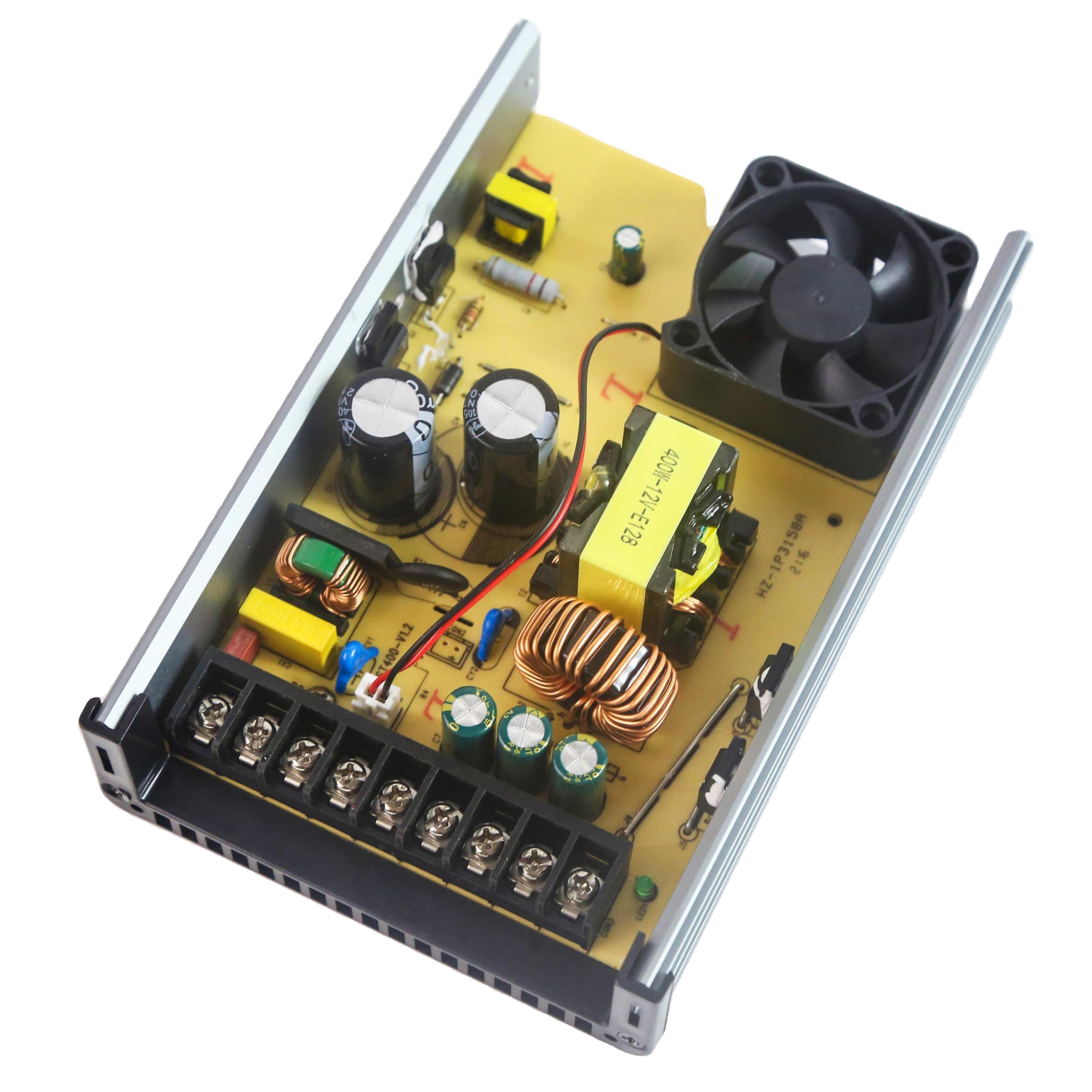 Непромокаемые питания 24V 16.5A 400W импульсный источник питания светодиодного табло atomx мощность