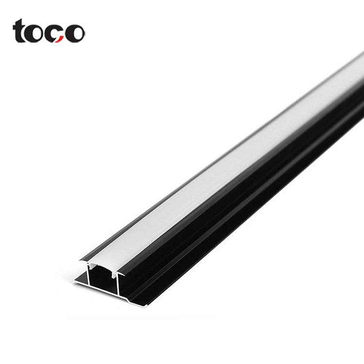 TOCO, заводская цена, угловой корпус, световая полоса, круглая алюминиевая изогнутая светодиодная алюминиевая полоса
