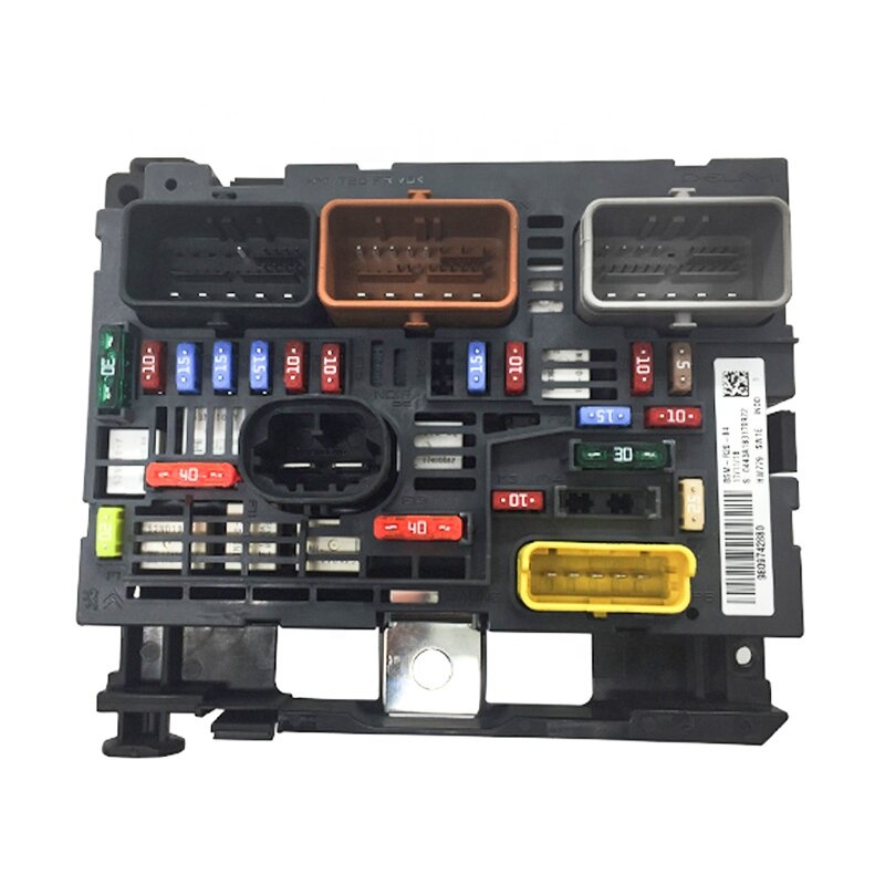 Блок предохранителей салона 9809742880 BSM для Peugeot 206 C2 307 308 408 Sega 3008 Triumph C5 C4L блок предохранителей для моторного отсека