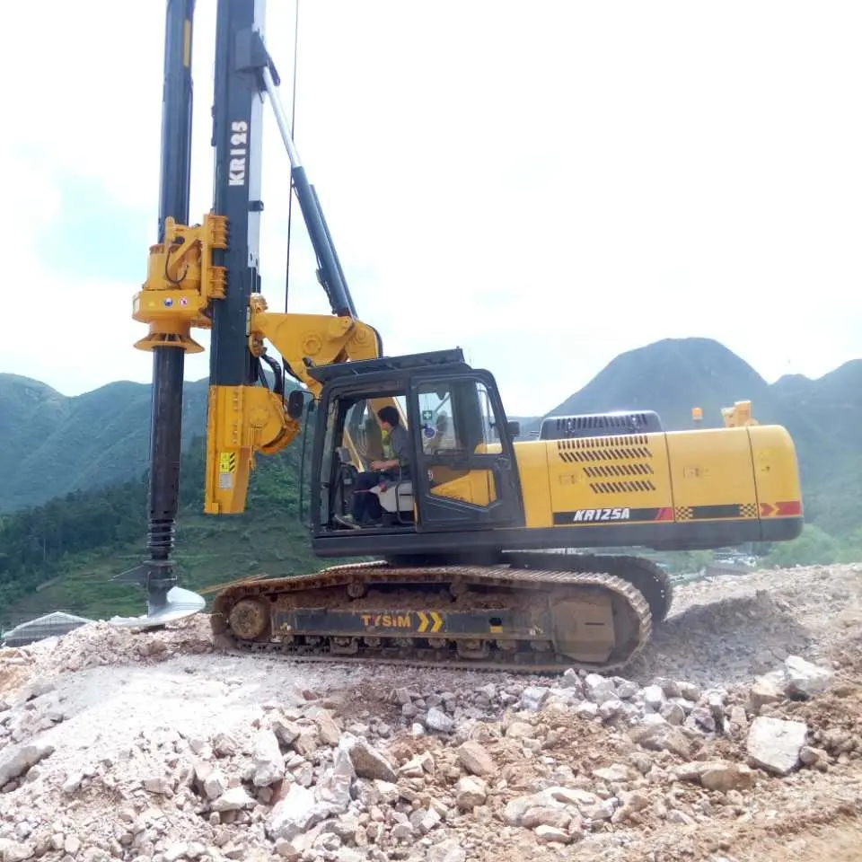 Used Piling Rig China KR125 Used Drilling Pile Driving Rotary Rig Second Hand Construction Machine Pile Driving Machine
