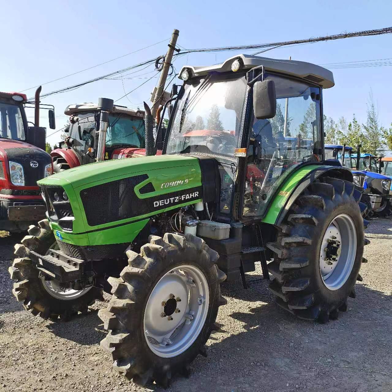 Сельскохозяйственный мини-трактор 30hp 70hp 80hp 90hp Deutz Fahr 4x4