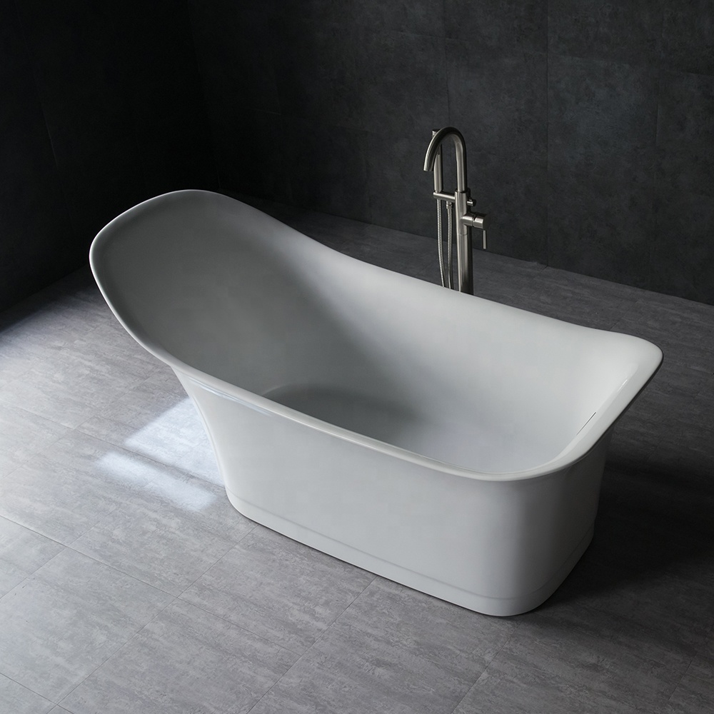 Rectangular acrylic freestanding bathtub  rectangle bath tubs
