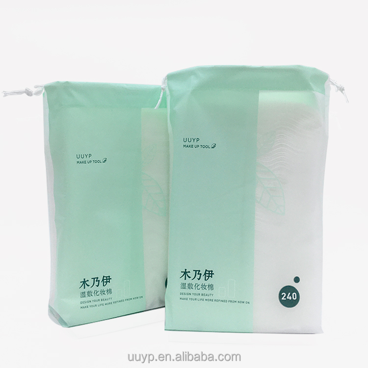 Water-Saving Absorbent Rounds Stretchable Cotton Pads Face Wet-Apply Facial Soft For Makeup Nail Polish Removal