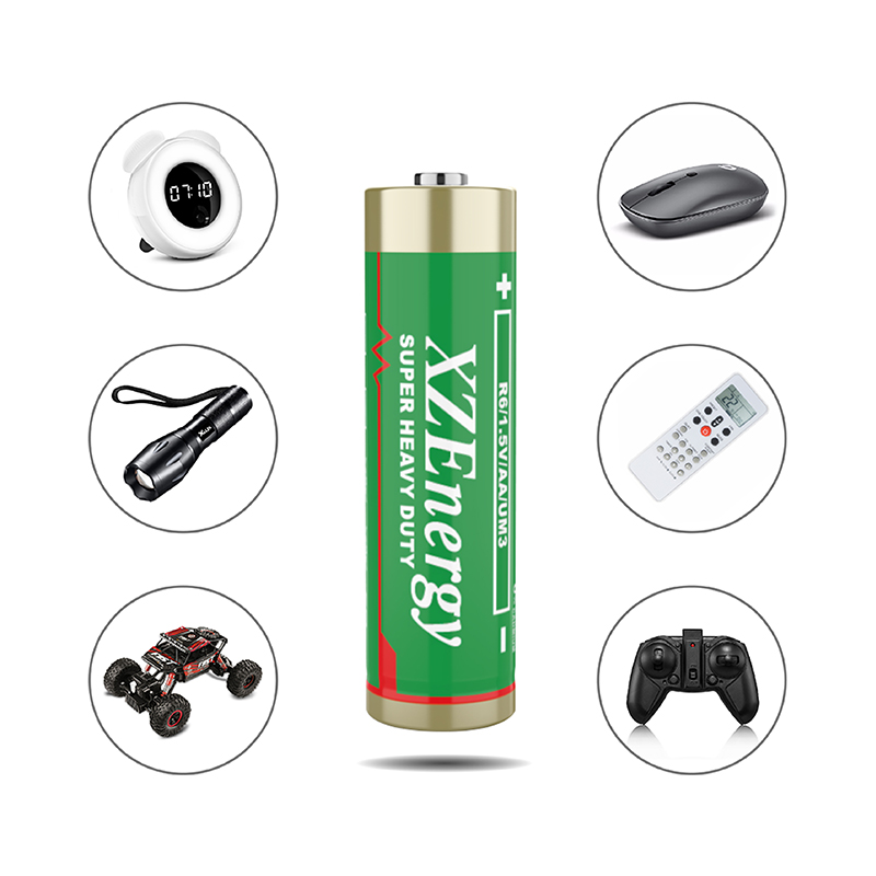 R6 1,5 V R6P 700mAh Aize UM3 Pilas Alcalinas AA цинковый углеродный сверхпрочный сухой аккумулятор R6 AA