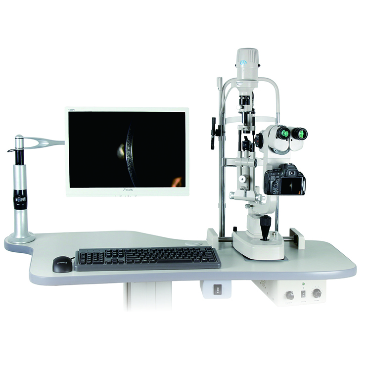 Factory price five magnifications digital slit lamp Eye Care Slit Lamp with Camera YSLXD-3ER