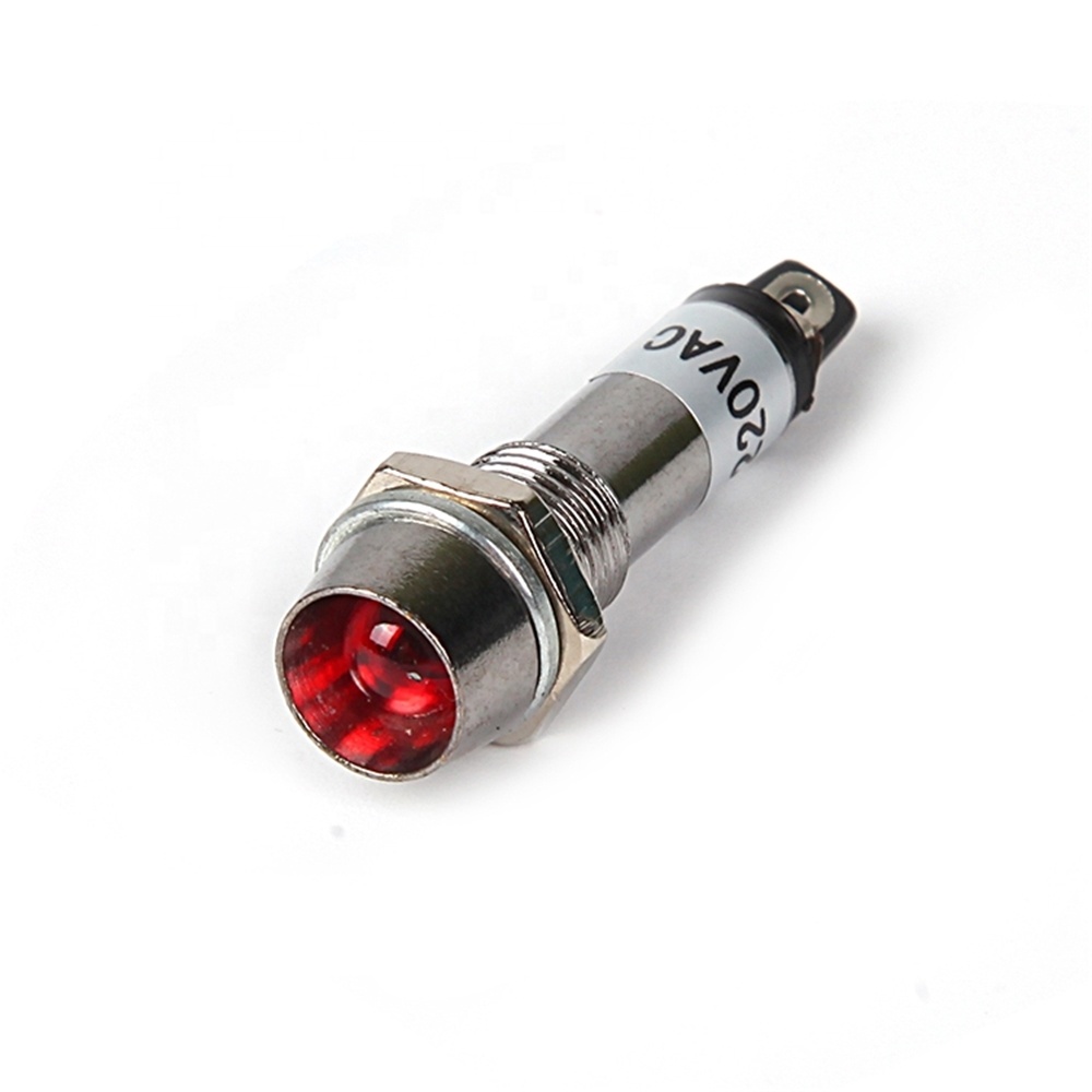 RUIDA XD8-1 8 мм металлический сигнал индикатор света 12v 24v 220v сигнальная лампа