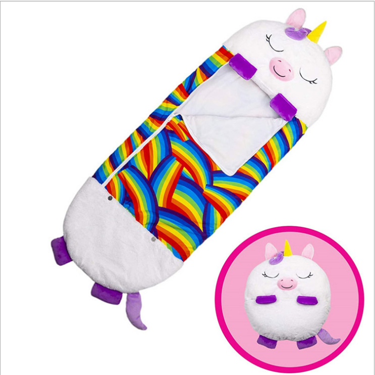 Мультяшный спальный мешок Happy Nappers, детское одеяло для сна, спальный мешок с животными