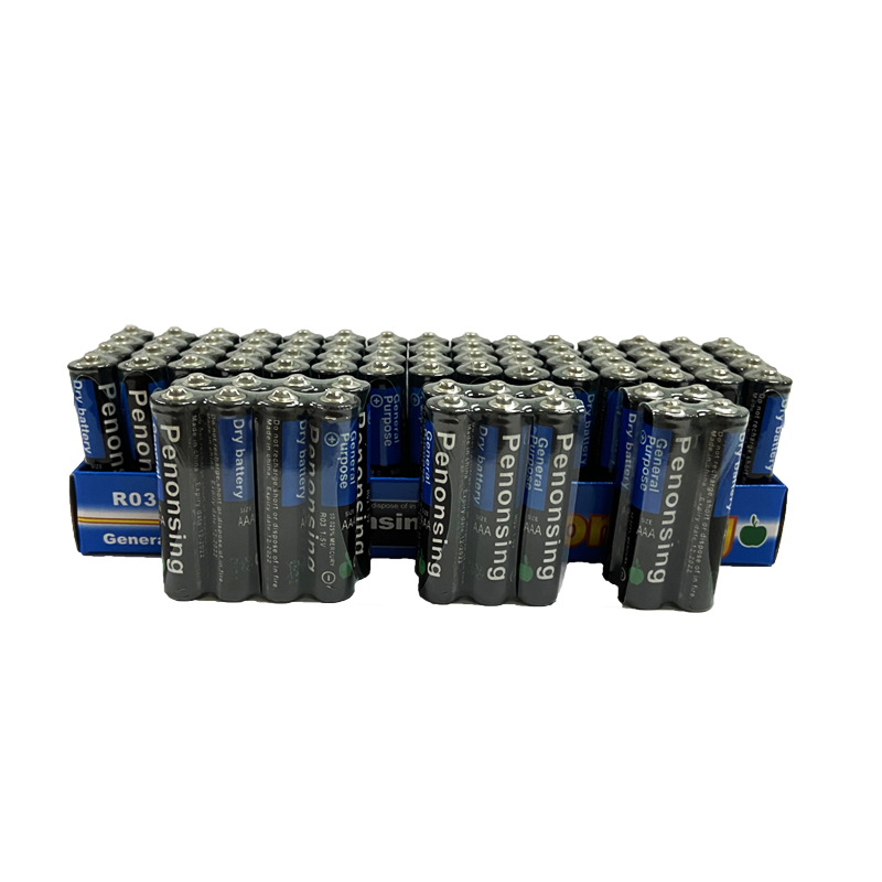 Элементов питания типа aaa-длительный срок годности 1,5 v сухая батарея aaa r03p um4 углеродная цинковая батарея аккумуляторов aaa